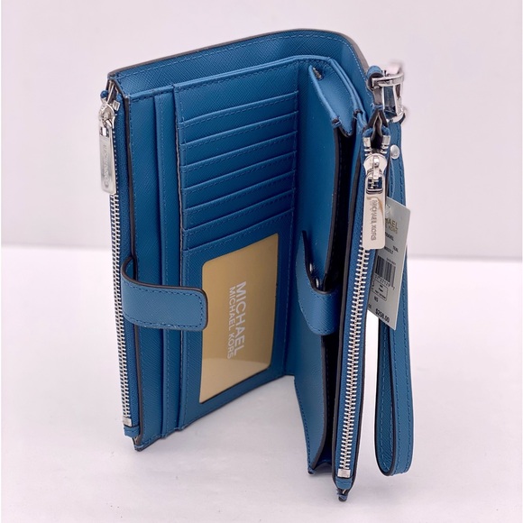 Michael Kors DoubleZip Wallet Wristlet Phone Case - Picture 13 of 14